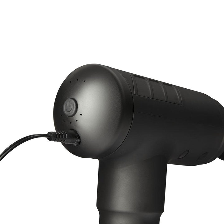 Back angle view of the Homedics Therapist Select Percussion Massager