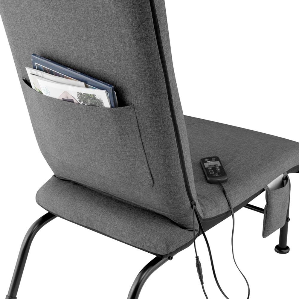 Back view of the Homedics Shiatsu Massaging Chaise Lounger