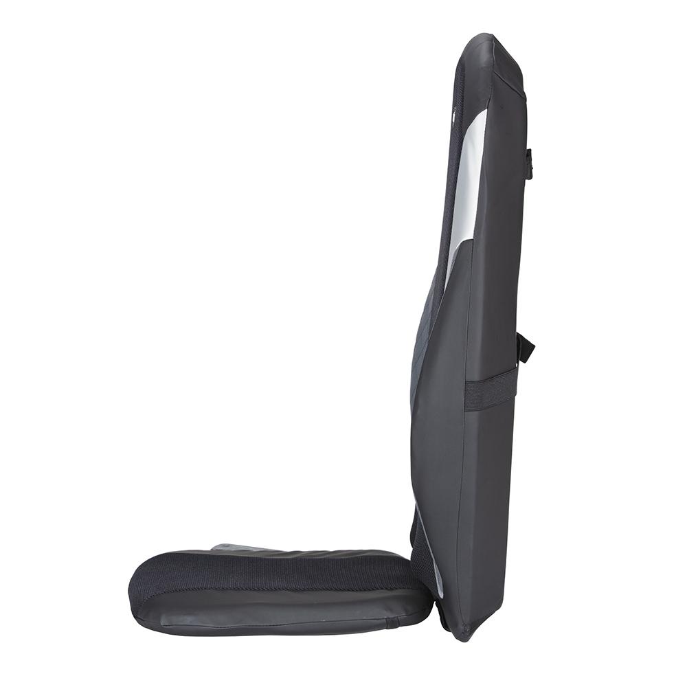 Profile view of the Homedics 8-Node Shiatsu Plus Massage Cushion with Soothing Heat