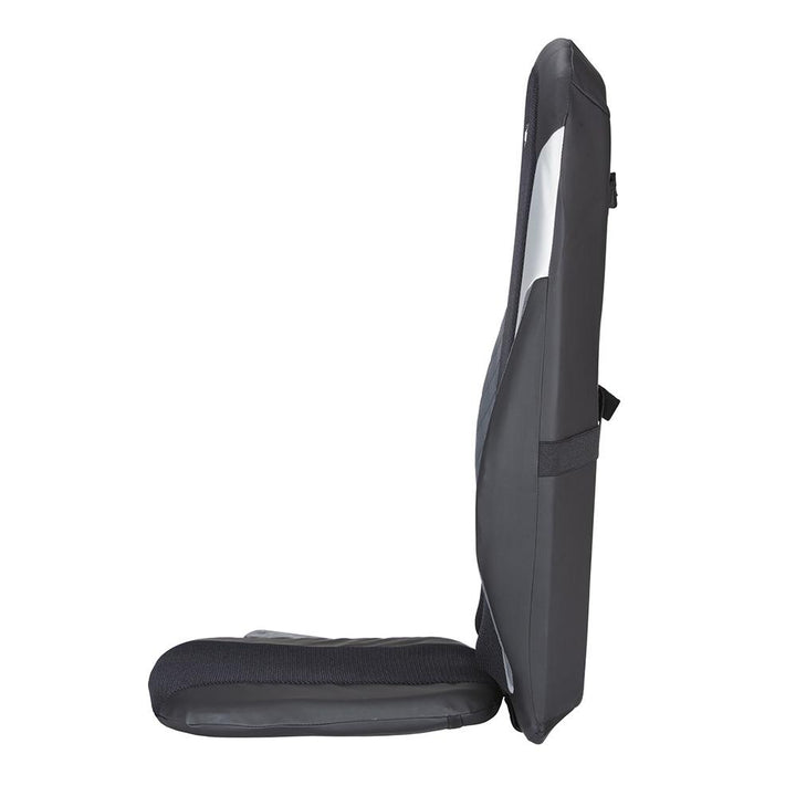 Profile view of the Homedics 8-Node Shiatsu Plus Massage Cushion with Soothing Heat