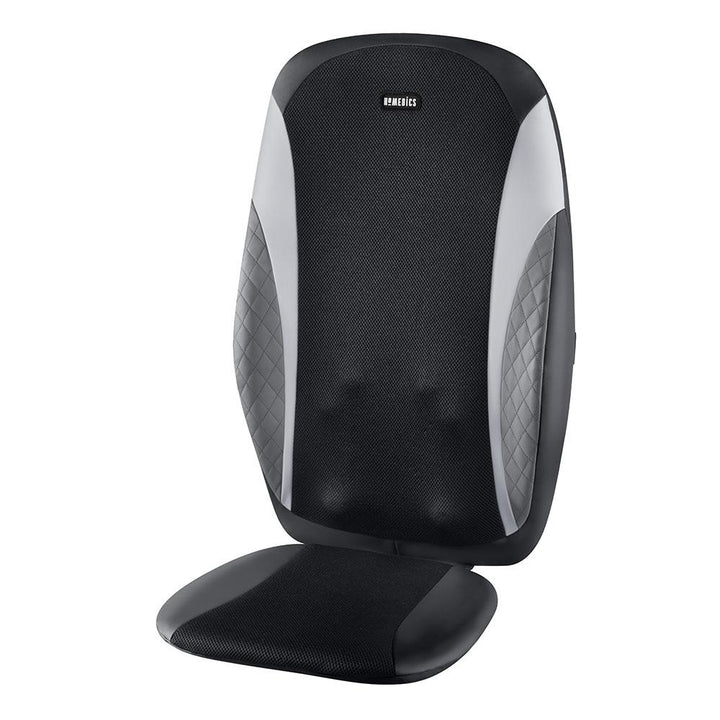 Alternate angled view of the Homedics 8-Node Shiatsu Plus Massage Cushion with Soothing Heat
