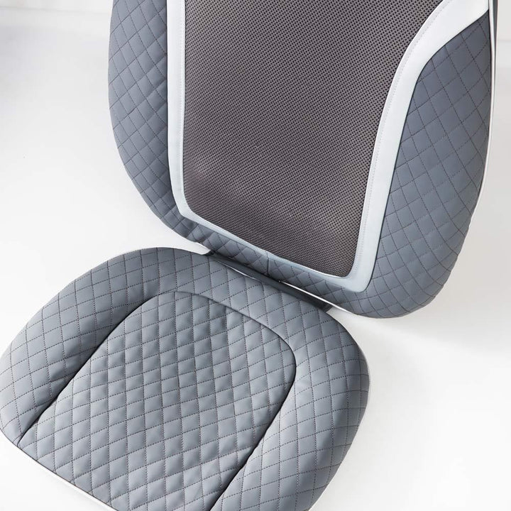 Close up of seat cushion on the Homedics Gentle Touch Gel Shiatsu Massage Cushion with Heat