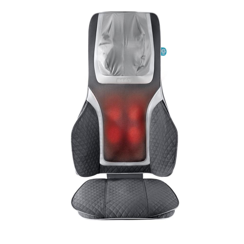 Homedics Gentle Touch Gel Deluxe Shiatsu Massage Cushion with Soothing Heat with heat zone graphics