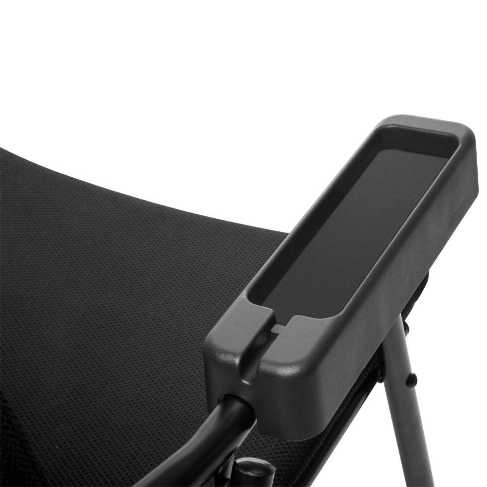 Close-up view of the Homedics Folding Chair for Massage Cushions