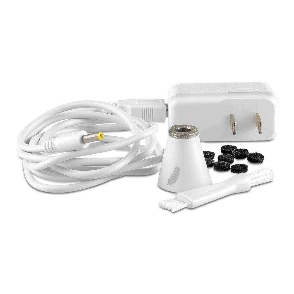 Homedics Radiance Microdermabrasion Exfoliation Device with accessories