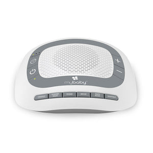 Homedics MyBaby SoundSpa Portable on stool