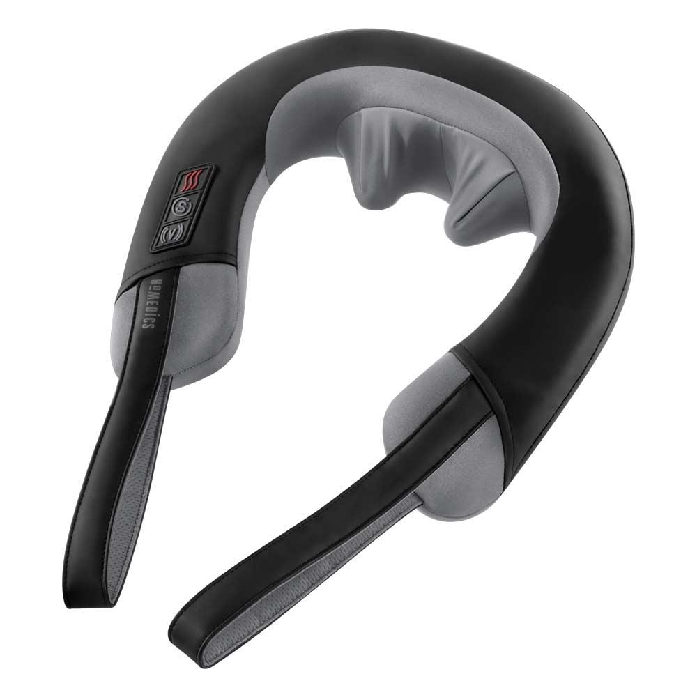 Man relaxing with neck massage from the Homedics Pro Therapy Elite - Shiatsu and Vibration Neck Massager