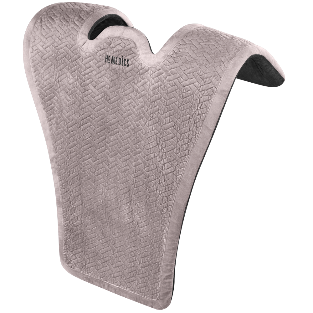 Back angled view of the Homedics Comfort Pro Elite Massaging Vibration Wrap with Heat