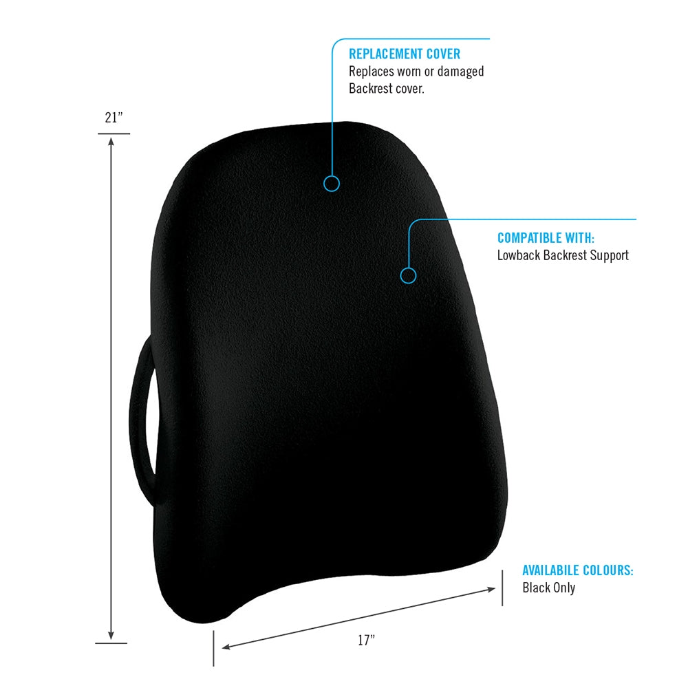 ObusForme Lowback Cover Replacement Black A Plus