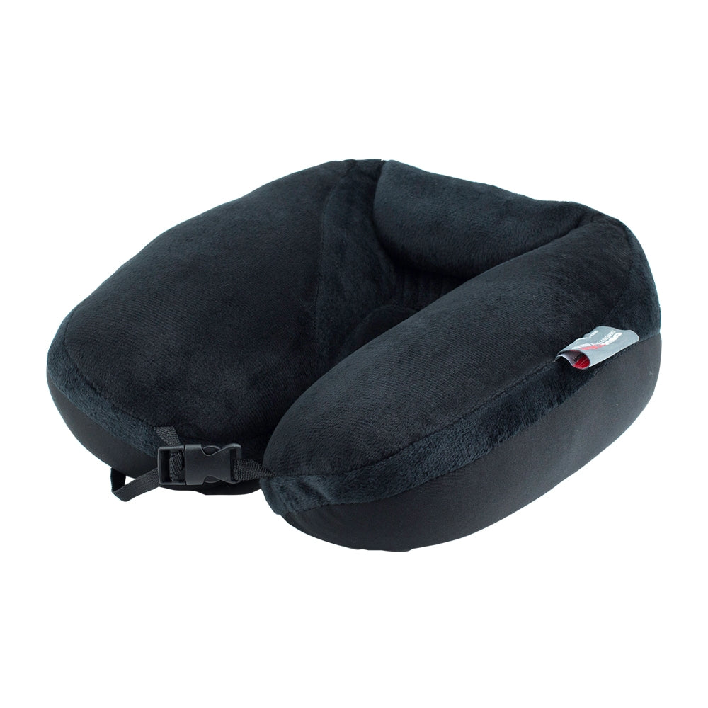 Microbead Travel Neck Pillow - Angle View facing left - ObusForme
