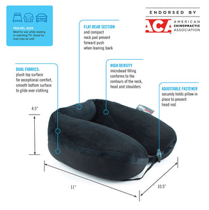 Microbead Travel Neck Pillow - Main - ObusForme