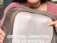 Shiatsu Elite 3D Shiatsu & Vibration Massage Pillow with Heat