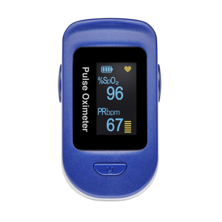 Front view of the Homedics ACCARE Pulse Oximeter