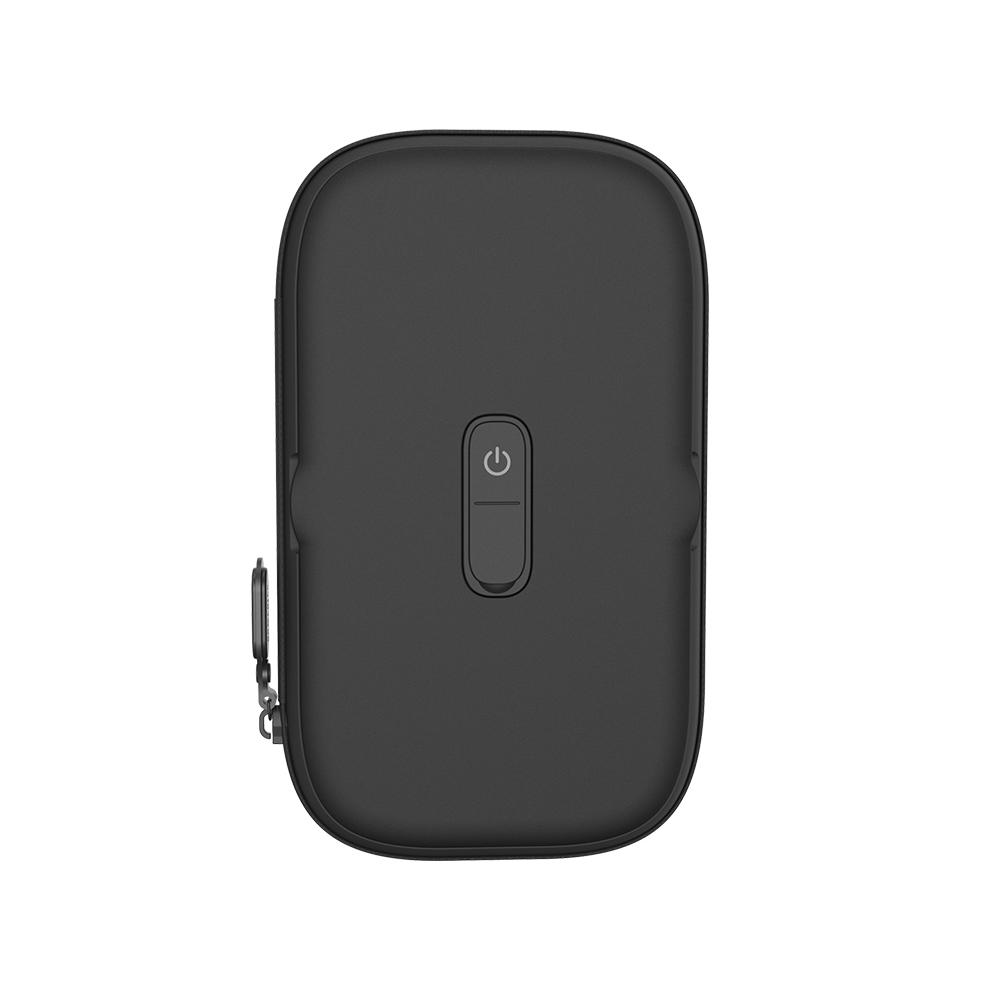 Black | Top-down view of the Homedics UV CLEAN Portable Phone Sanitizer