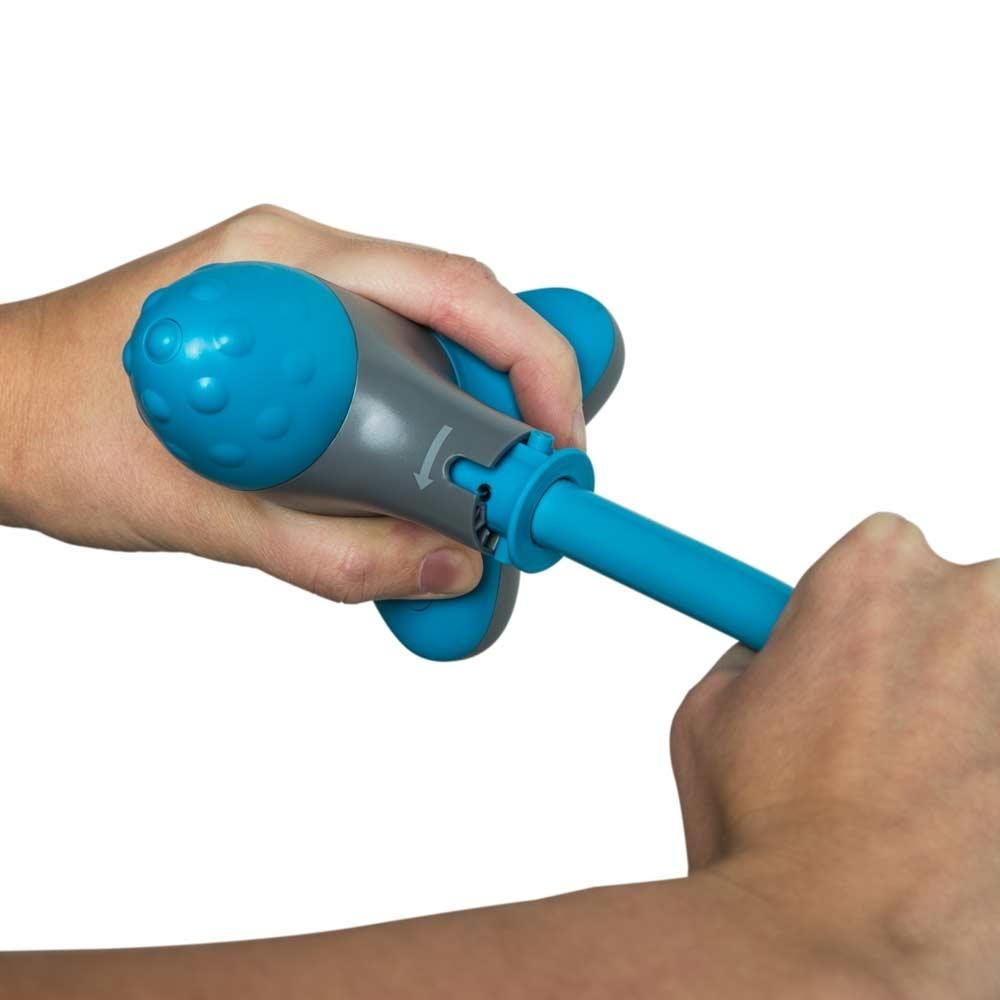 Hands holding the Homedics Triumph Vibration Pinpoint Massager