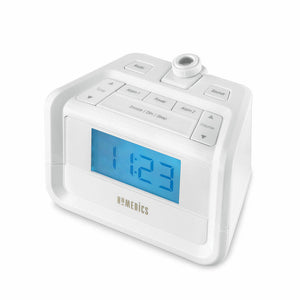 Homedics SoundSpa Digital FM Clock Radio with Time Projection