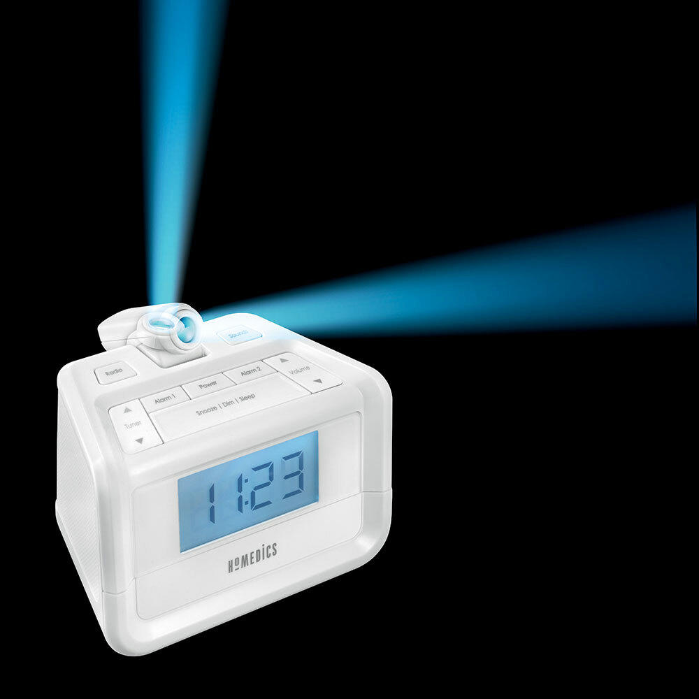 Audio Decoder Clock SoundSpa Digital FM Clock Radio with Time Projection (SS-4520) - Homedics