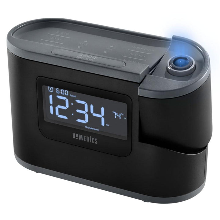 Angled view of the Homedics Soundspa Recharged