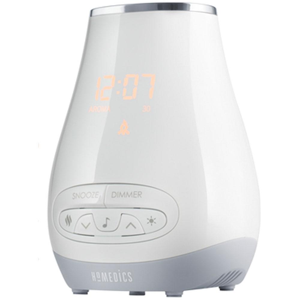 Angled view of the Homedics SoundSpa Slumber Scents