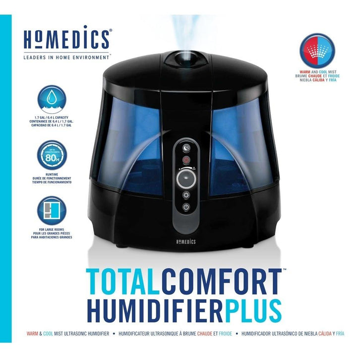 Homedics TotalComfort Humidifier Plus box