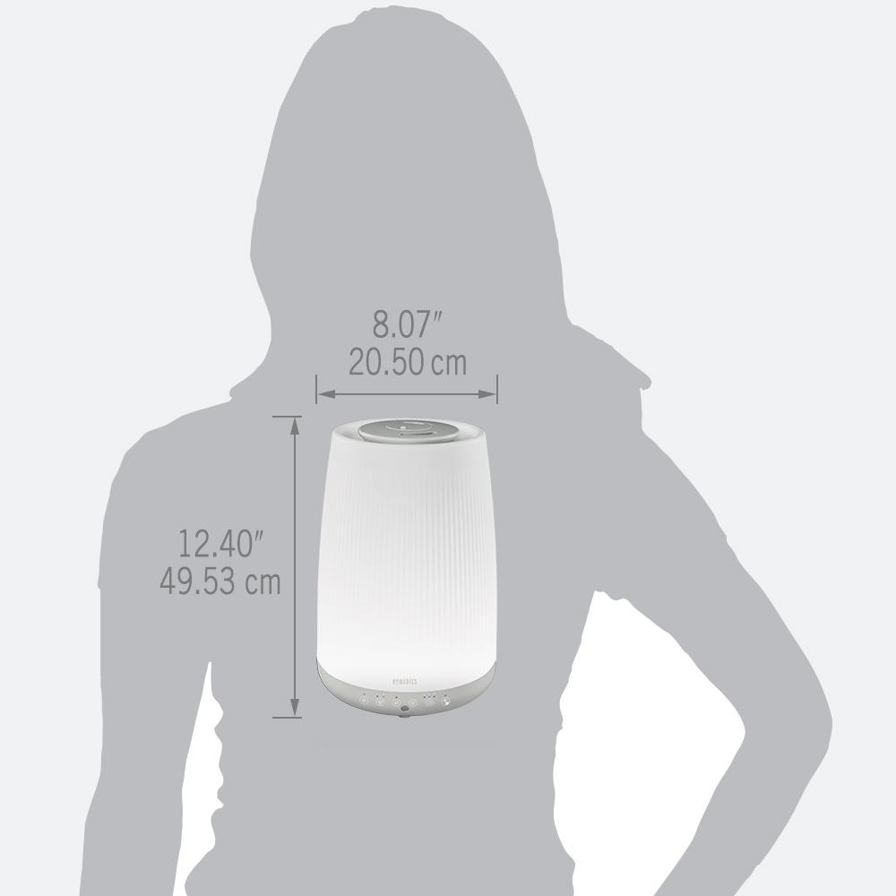 Homedics TotalComfort Ultrasonic Humidifier dimensions
