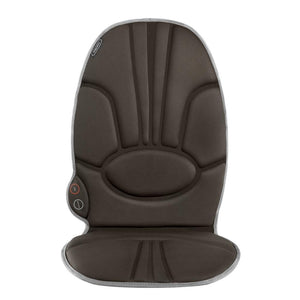 Black | Front view of the brown Homedics Portable Back Massage Cushion