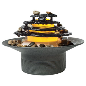 Mirra Zen Gray Tabletop Relaxation Fountain box