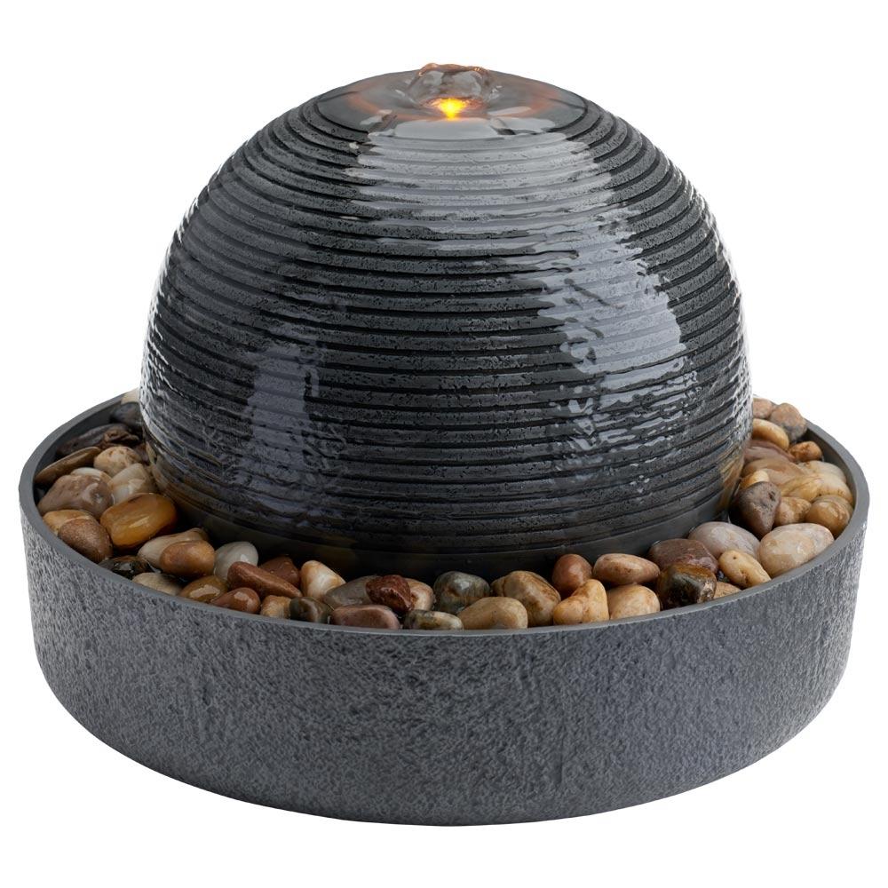 Homedics Mirra Cascade Tabletop Relaxation Fountain on table